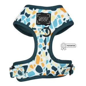Blue Terrazzo Adjustable Harness