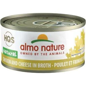 Almo Nature Chicken with Cheese Canned Cat Food - 2.47 oz Cans - Case of 24