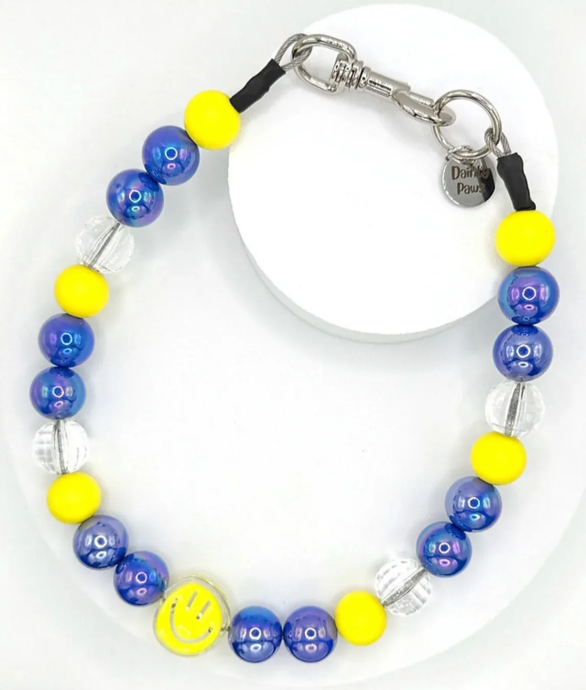 Happy Days Beaded Pet Collar