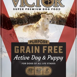 Victor Grain Free Active Puppy and Dog Dry Food Dry Dog Food - 15 lb Bag