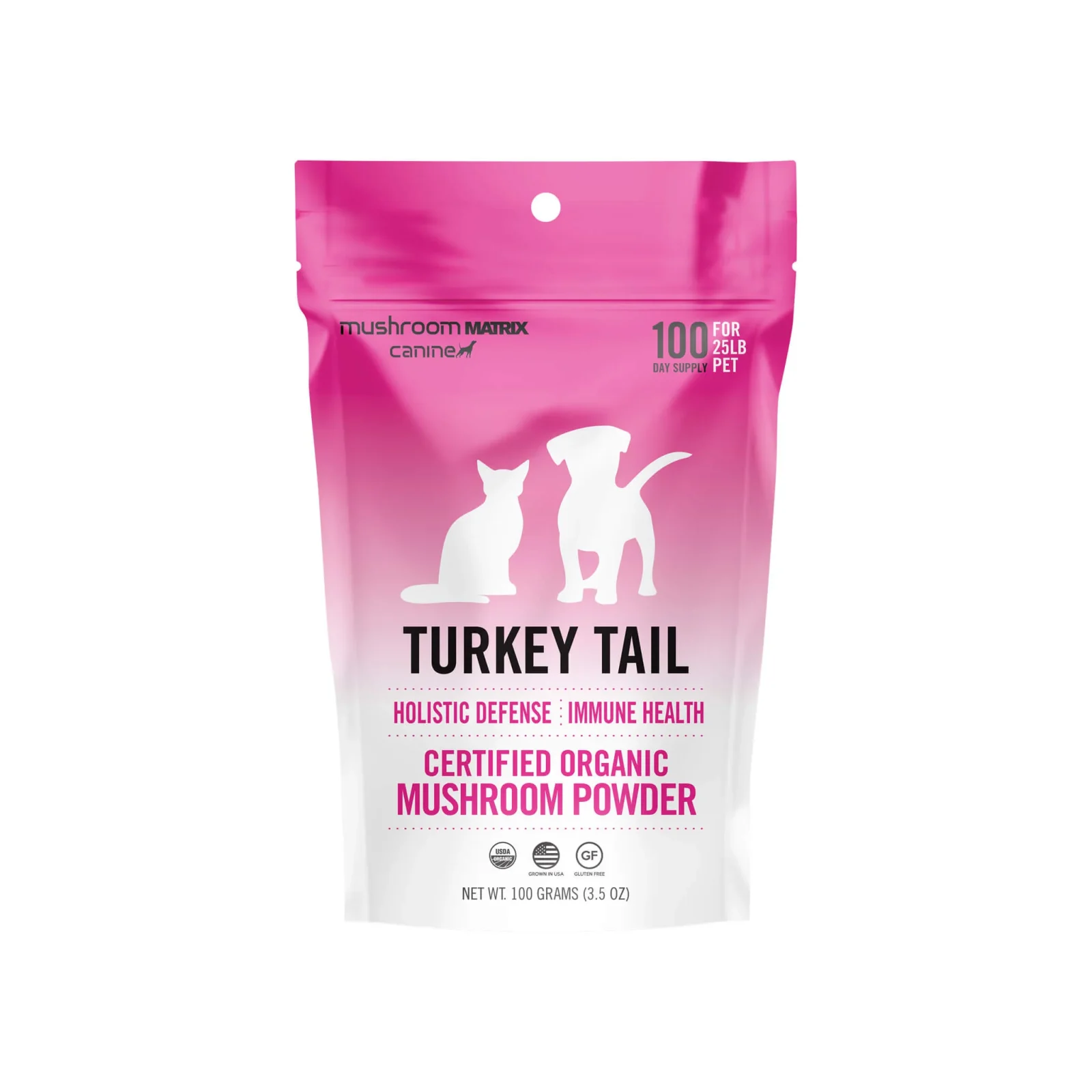 Canine Matrix Turkey Tail Organic Mushroom Holistic Supplement for Dogs - Image 2