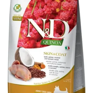 Farmina Quinoa Skin & Coat Quail Mini Dry Dog Food - 5.5 lb Bag