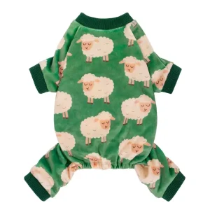 Sheep Print Dog Pajamas