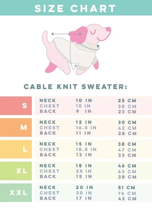 Cable Knit Sweater in Pink - Image 2