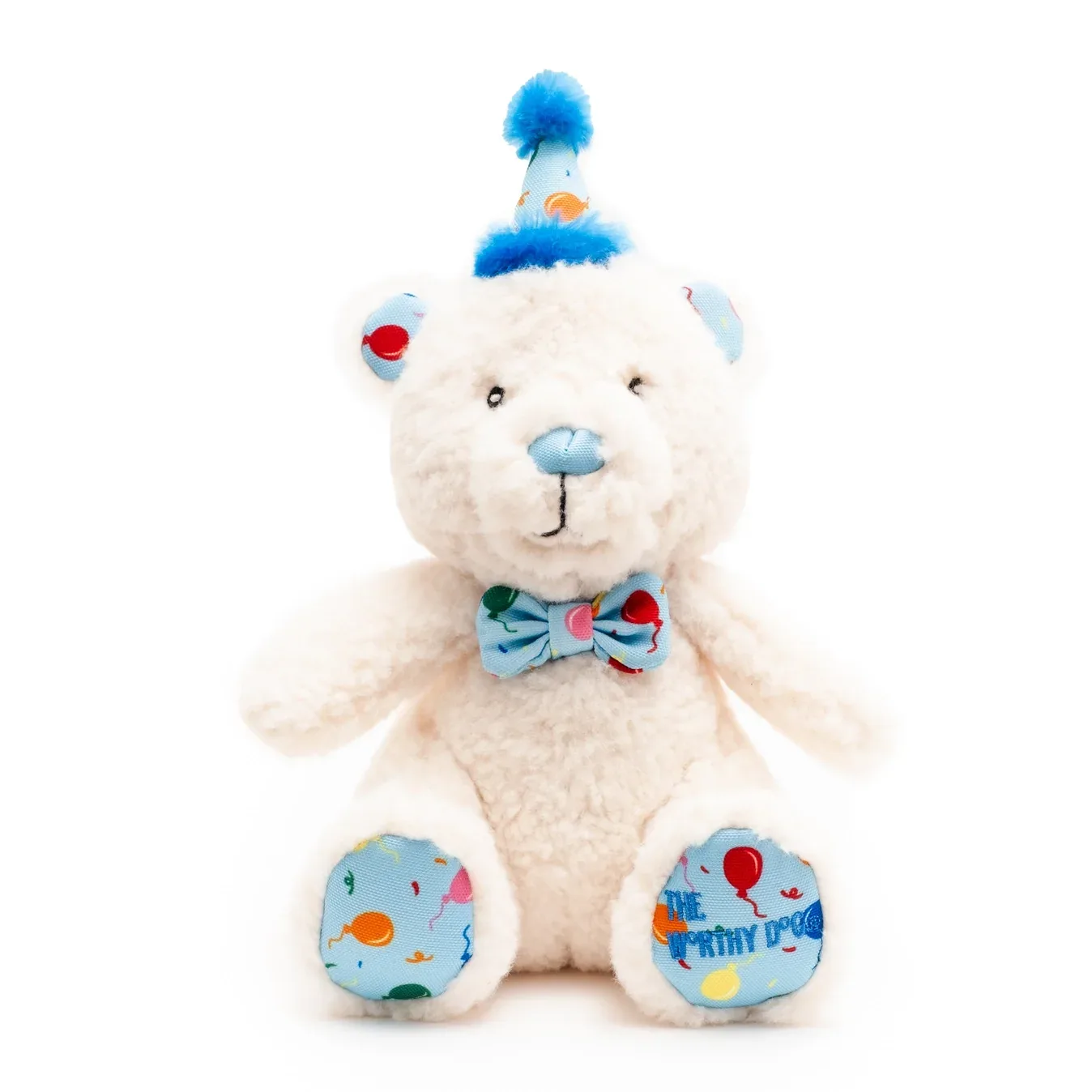 Birthday Bear Toy in Blue