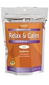 Tomlyn Relax & Calm Chews for Medium & Large Dogs - Chicken - 30 Count - DISCONTINUED