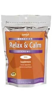 Tomlyn Relax & Calm Chews for Medium & Large Dogs - Chicken - 30 Count - DISCONTINUED