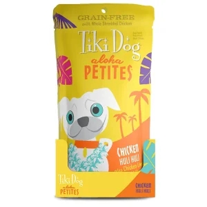 Tiki Dog Aloha Petites Chicken Huli Huli Dog Food in Pouches - 3.5 oz Pouch - Case of 12