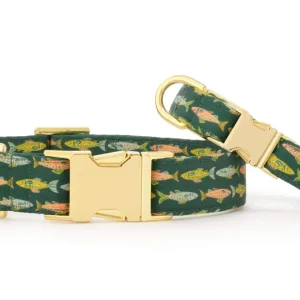 Gone Fishing Dog Collar