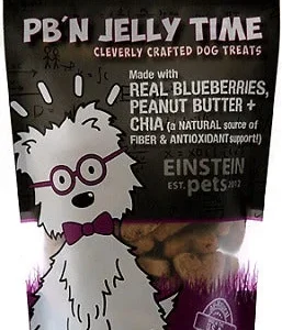 Einstein Pets Juniors PB'N Jelly Time Chewy Dog Treats - 2 oz Bag