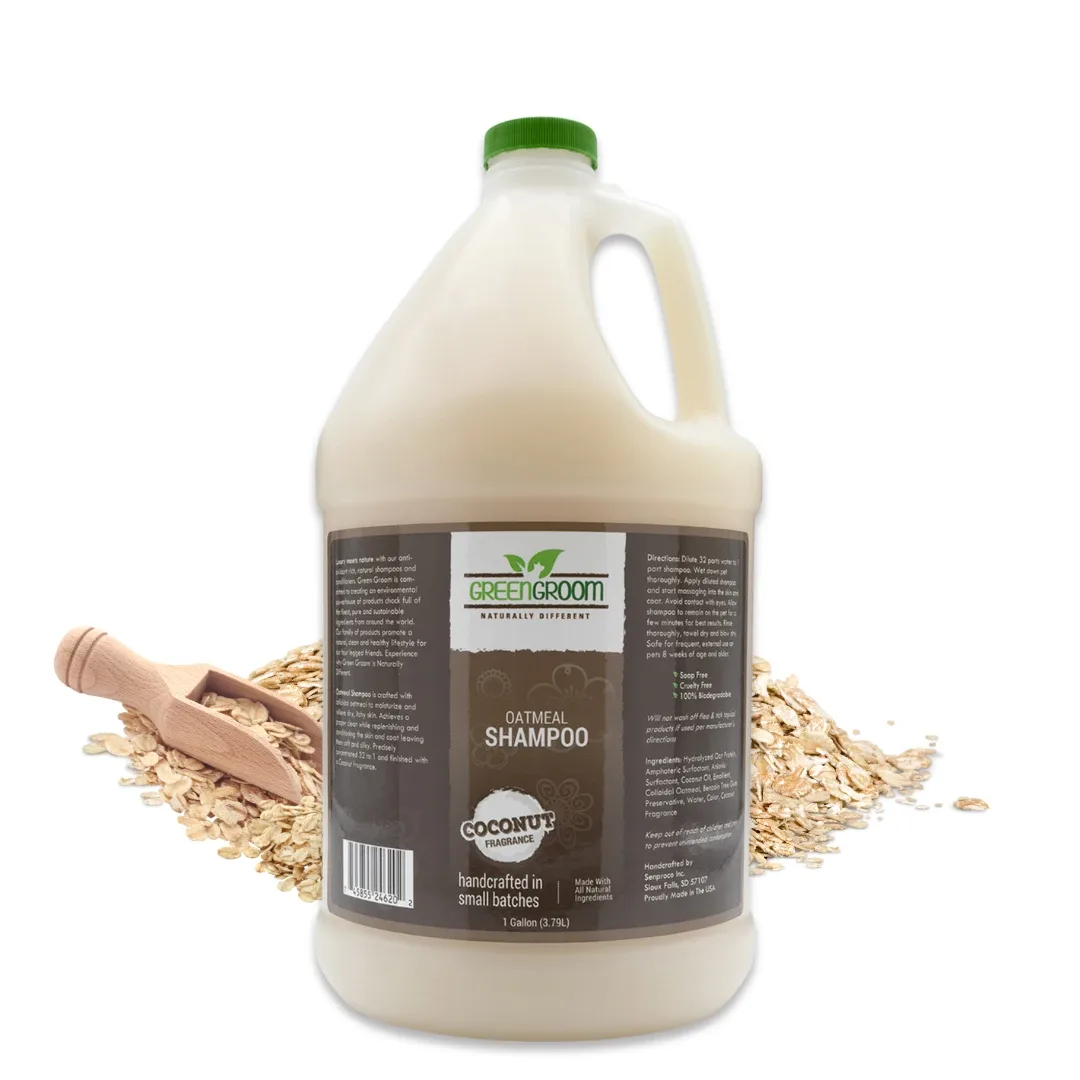 Green Groom Oatmeal Shampoo, 1 Gallon