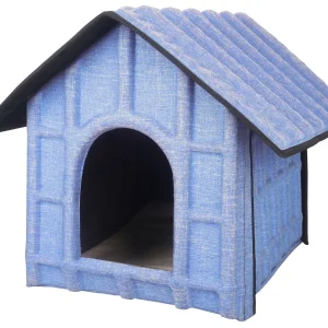 Pet Life ® 'Collapsi-Pad' Folding Lightweight Travel Pet House with inner Mat