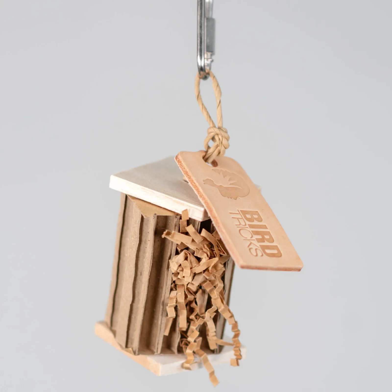 Cardboard Cruncher - Tiny Foraging Bird Toy