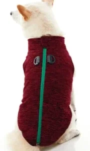 Zip Up Fleece Wash in Fuchsia Wash