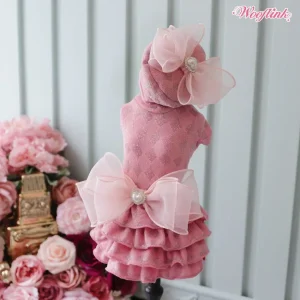 Wooflink Diamant De Carnaval Dress in Pink