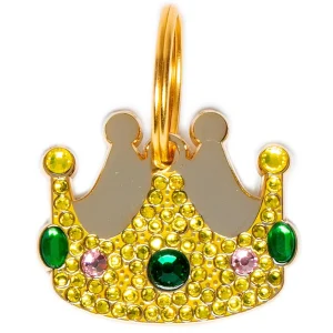 Bling Crown Pet ID Tag