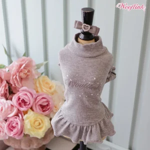 Wooflink Starlight Bloom Dress in Gray