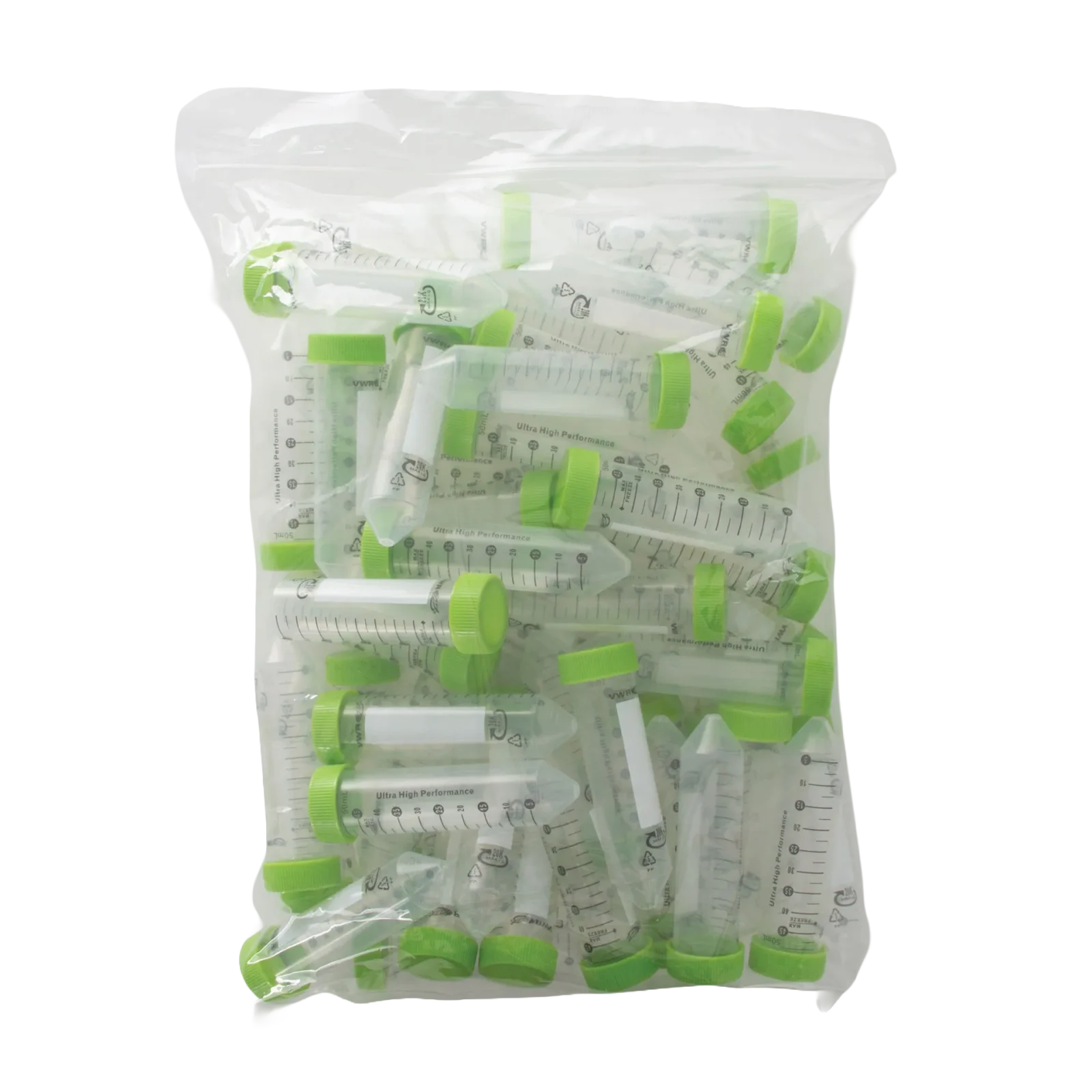 50 ml VWR Ultra High Performance Centrifuge Tubes Sterile, Conical End - Image 2