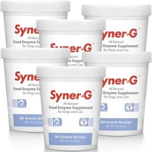 Syner-G Digestive Enzymes Granules (2724 g) 6-Pack + FREE Joint Treats Minis