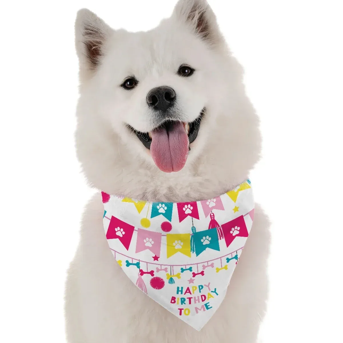 Happy Birthday To Me Girl Dog Bandana by Bandoggies