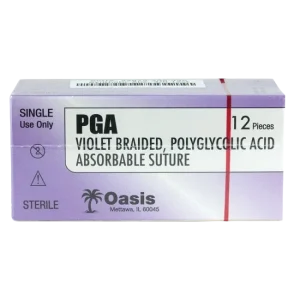 PGA Violet Braided Polyglycolic Absorbable Suture