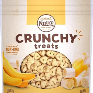 Nutro Banana Crunchy Biscuit Dog Treats - 16 oz - Case of 12
