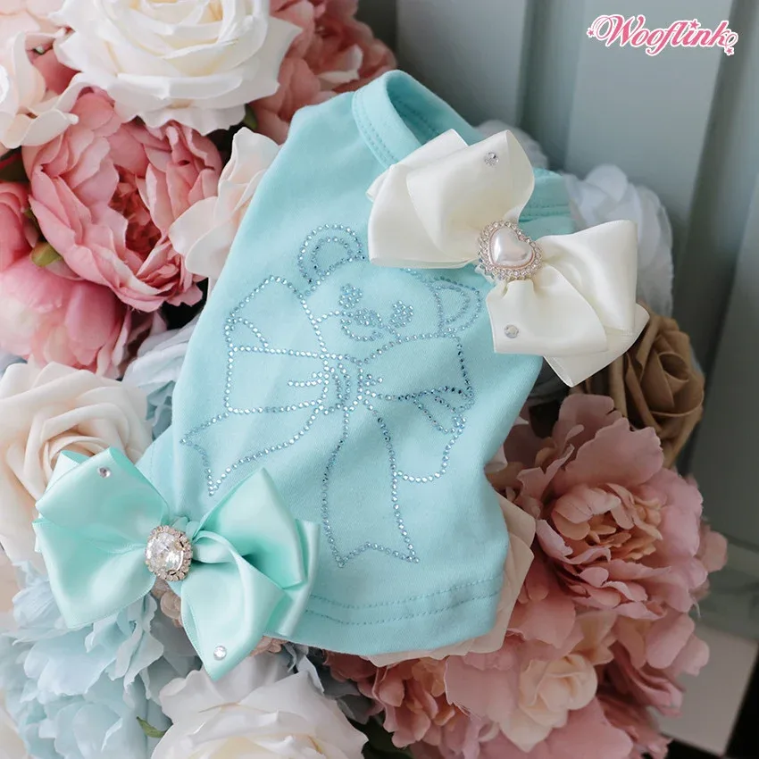 Wooflink Baby Bling BB Top in Blue