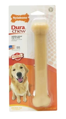 Nylabone Classic Bone Durable Power-Chew Original Flavored Nylon Chew Dog Toy