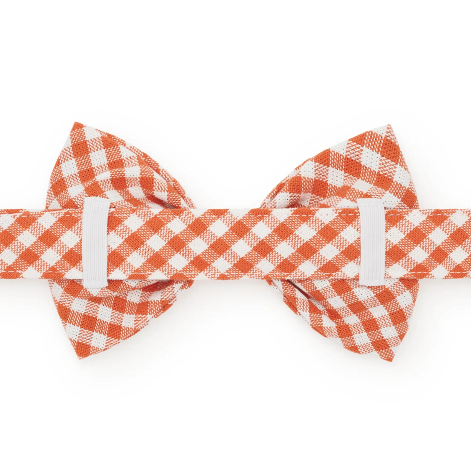Cider Gingham Dog Bow Tie - Image 2