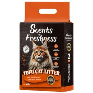 Scents of Freshness Premium Tofu Cat Litter for Cats (Lemon)