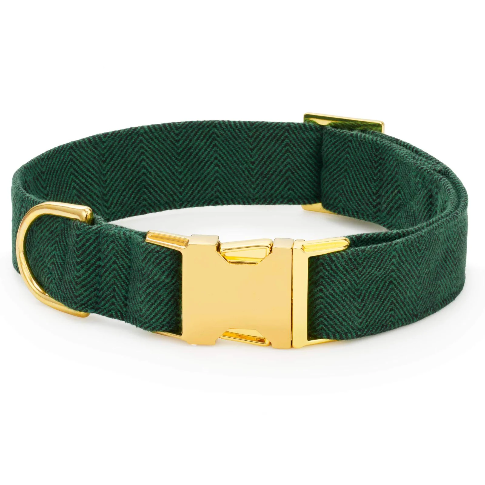 Evergreen Herringbone Flannel Bow Tie Collar - Image 2