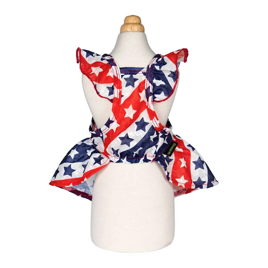 Patriotic Stars & Stripes Dress - Image 2