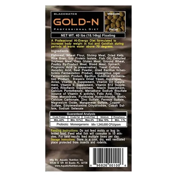 Blackwater Gold-N Medium Pellet Food - Image 2