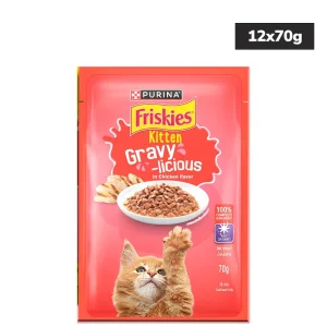Purina Friskies Chicken Flavour Gravy licious Kitten Cat Wet Food