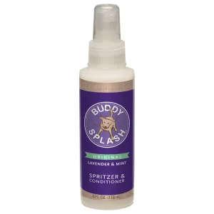 Buddy Wash Lavender & Mint Splash Spritzer Dog Deodorizer and Conditioner - 4 oz Bottle