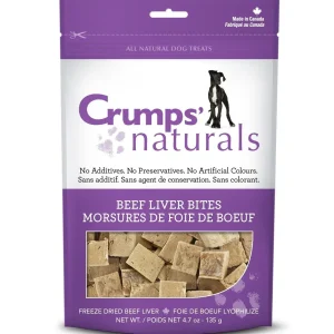 Crumps' Naturals Freeze-Dried Beef Liver Bites Freeze-Dried Dog Treats - 2.3 oz Bag
