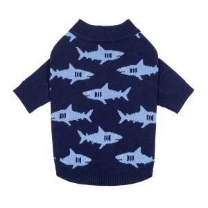 Shark Dog Jacquard Sweater