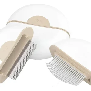 Pet Life ® 'LYNX' 2-in-1 Travel Connecting Grooming Pet Comb and Deshedder