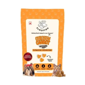 Floofyou Chicken Carrot Oven Baked Cookie Dog Treats