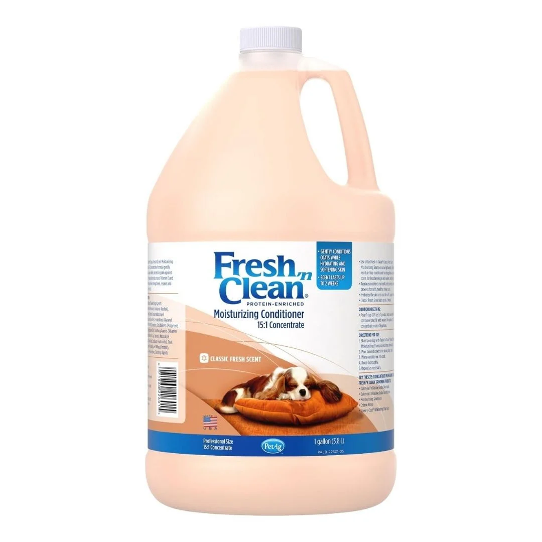 Fresh 'N Clean Moisturizing Fresh Scent Dog Conditioner, 1 Gallon, 15:1