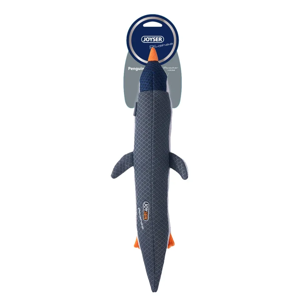 Joyser Penguin Plush Toy for Dogs (Light Grey) - Image 2