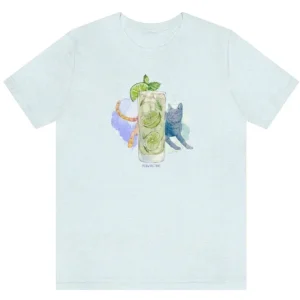 Cats & Cocktails Mojito Cat T-Shirt