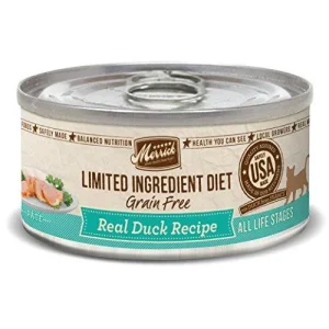 Merrick Limited Ingredient Diet LID Duck Recipe Wet Canned Cat Food - 5 oz Cans - Case of 24