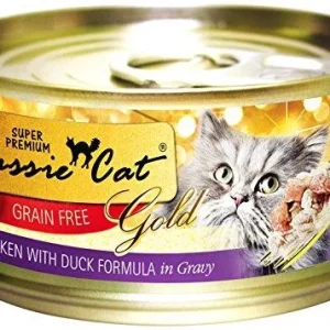 Fussie Cat SP Chicken with Duck Formula in Gravy Canned Cat Food - 24/2.82 oz Cans - Case of 1