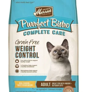 Merrick Purrfect Bistro Grain-Free Complete Care Healthy Weight Dry Cat Food - 4 lb Bag