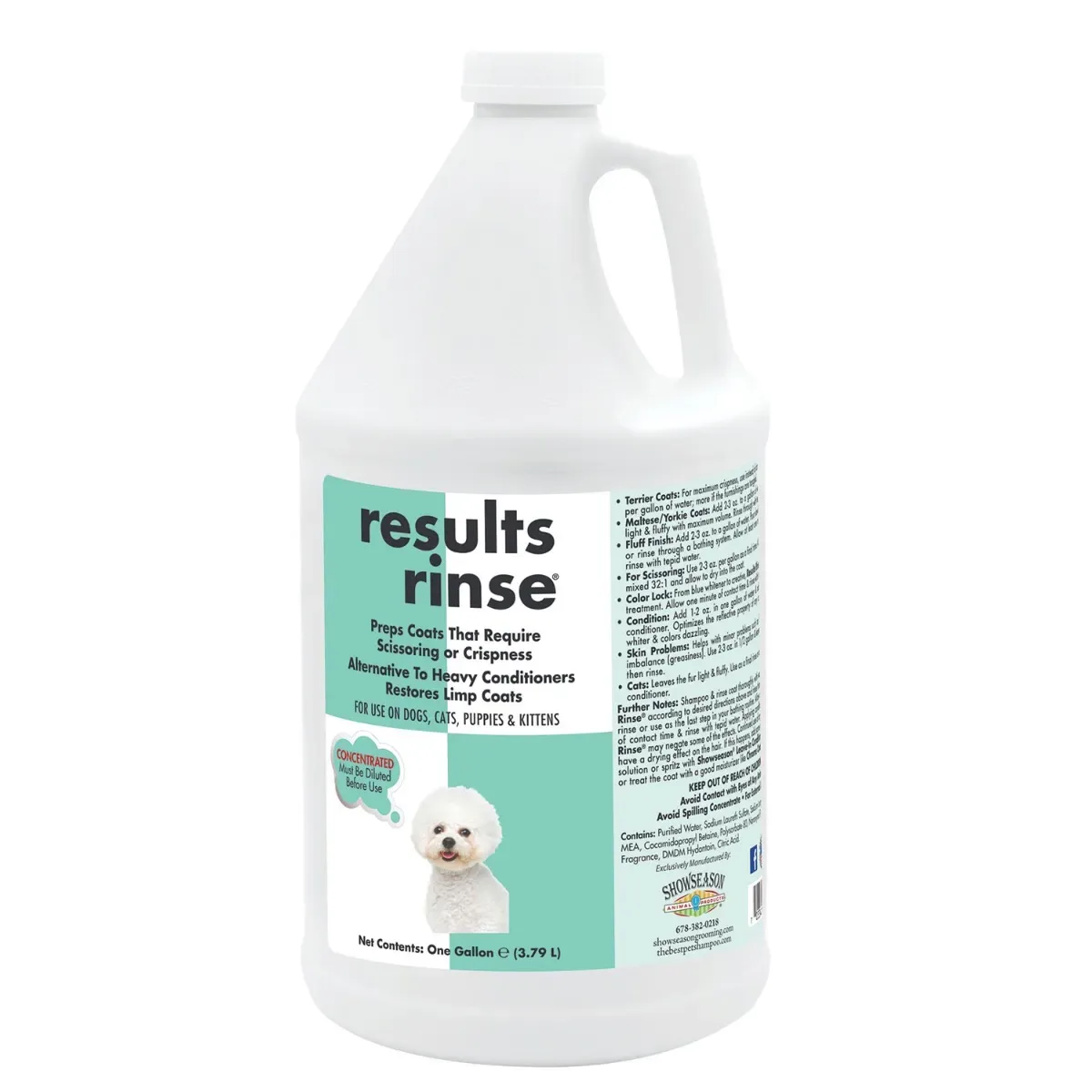 Showseason Results Rinse Finishing Rinse