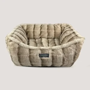 Nandog Pet Gear NANDOG Cloud Reversible Bed, Tan chinchilla