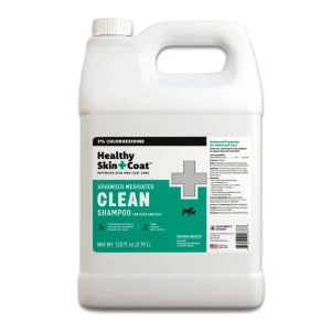 Healthy Skin + Coat Advanced Medicated Clean Shampoo, 1 Gallon