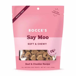 Bocce's Bakery Say MOOOO Soft & Chewy Dog Treats 6 oz