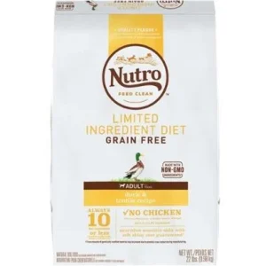 Nutro Natural Choice Grain-Free Limited Ingredient Adult Duck & Lentils Dry Dog Food - 22 lb Bag